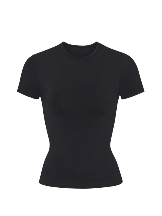 SKIMS Tops - Skims soft soothing seamless T-shirt Eclipse Size Medium. NWT